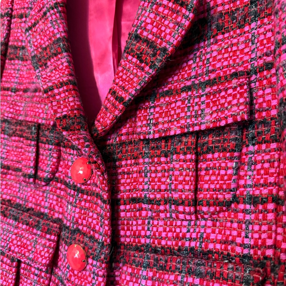Kate Spade Classic Tweed Blazer - Picture 4 of 8